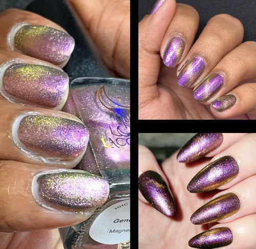 Luna Lacquer continues their 'Star Trek' series with a polish inspired by an episode in Star Trek called Genesis. There is a blanket in medical that I just had to 