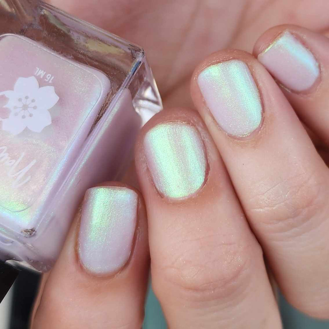 Nailed It! will be donating 30% of proceeds to NCCF Disaster Relief Fund. This polish was inspired by the flowering dogwood, North Carolinas State Flower, known for it's resilience.

