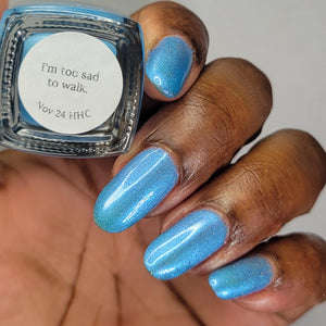 Color Spectrum Polish: "I'm Too Sad to Walk" *CAPPED PRE-ORDER*