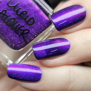 Lurid Lacquer: "Purple-Eyed Shadow Daddy" (Magnetic) *CAPPED PRE-ORDER*