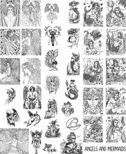 Apipila: Stamping Plate "Angels and Mermaids" *OVERSTOCK*