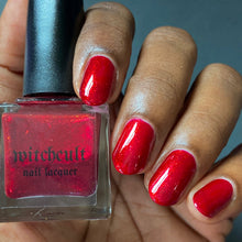 "Poppy" is a garnet red with a red/gold/green shimmer.

15ml Bottle