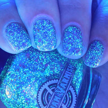 Victorian Varnish: Halloween Duo "My Playlist is Humerus" and "Bone to Be Wild" (Glow in the Dark) *OVERSTOCK*