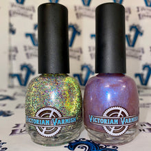 Victorian Varnish: Halloween Duo "My Playlist is Humerus" and "Bone to Be Wild" (Glow in the Dark) *OVERSTOCK*