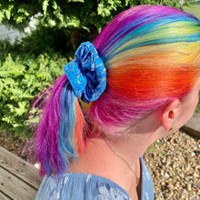 Lizmo's Creations: Scrunchie+ Duo "Blueberry Aura" *OVERSTOCK*