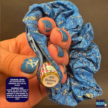 Lizmo's Creations: Scrunchie+ Duo "Blueberry Aura" *OVERSTOCK*