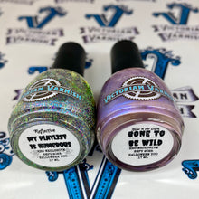 Victorian Varnish: Halloween Duo "My Playlist is Humerus" and "Bone to Be Wild" (Glow in the Dark) *OVERSTOCK*