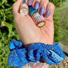 Lizmo's Creations: Scrunchie+ Duo "Blueberry Aura" *OVERSTOCK*