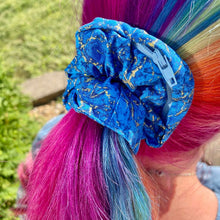 Lizmo's Creations: Scrunchie+ Duo "Blueberry Aura" *OVERSTOCK*