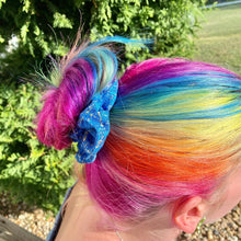 Lizmo's Creations: Scrunchie+ Duo "Blueberry Aura" *OVERSTOCK*