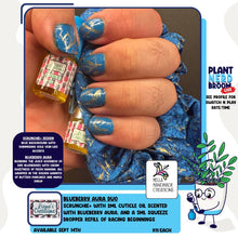 Lizmo's Creations: Scrunchie+ Duo "Blueberry Aura" *OVERSTOCK*