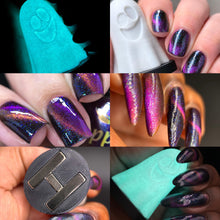 Pepper Polish: Halloween Set "Shadowed Witch" (Magnetic) and Ghost Magnet *OVERSTOCK*
