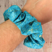 Lizmo's Creations: Scrunchie+ Duo "Teal Aura" *OVERSTOCK*