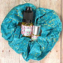 Lizmo's Creations: Scrunchie+ Duo "Teal Aura" *OVERSTOCK*