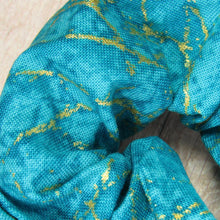 Lizmo's Creations: Scrunchie+ Duo "Teal Aura" *OVERSTOCK*