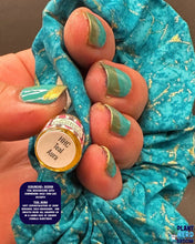 Lizmo's Creations: Scrunchie+ Duo "Teal Aura" *OVERSTOCK*