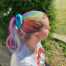 Lizmo's Creations: Scrunchie+ Duo "Teal Aura" *OVERSTOCK*