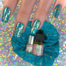 Lizmo's Creations: Scrunchie+ Duo "Teal Aura" *OVERSTOCK*