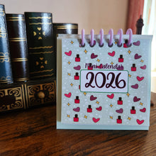 This mini desktop calendar has been designed with our love for nail polish in mind and it features 12 original designs of our kawaii style nail polish bottles.