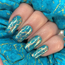 Lizmo's Creations: Scrunchie+ Duo "Teal Aura" *OVERSTOCK*