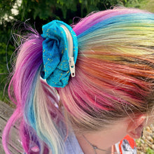 Lizmo's Creations: Scrunchie+ Duo "Teal Aura" *OVERSTOCK*