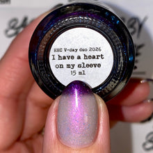 Sassy Sauce Polish: Valentine's Day Duo "I Have a Heart on My Sleeve" (Thermal) and "Pricked by Cupid" *CAPPED PRE-ORDER*