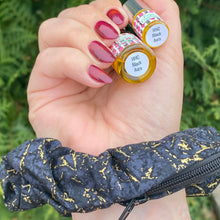 Lizmo's Creations: Scrunchie+ Duo "Black Aura" *CAPPED PRE-ORDER*