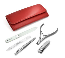 Germanikure - Five Piece Manicure Set in a Red Case
