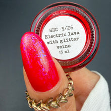 Sassy Sauce Polish: "Electric Lava with Glitter Veins" *CAPPED PRE-ORDER*