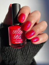 Sassy Sauce Polish: "Electric Lava with Glitter Veins" *CAPPED PRE-ORDER*
