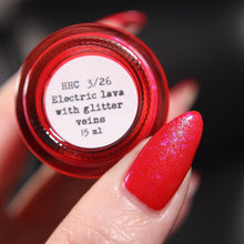 Sassy Sauce Polish: "Electric Lava with Glitter Veins" *CAPPED PRE-ORDER*