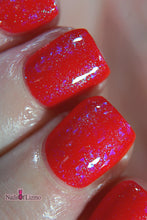Sassy Sauce Polish: "Electric Lava with Glitter Veins" *CAPPED PRE-ORDER*