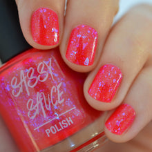 Sassy Sauce Polish: "Electric Lava with Glitter Veins" *CAPPED PRE-ORDER*