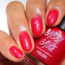 Sassy Sauce Polish: "Electric Lava with Glitter Veins" *CAPPED PRE-ORDER*