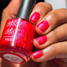Sassy Sauce Polish: "Electric Lava with Glitter Veins" *CAPPED PRE-ORDER*