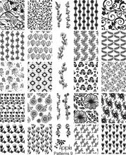 Apipila: Stamping Plate "Patterns 9" *OVERSTOCK*