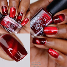 Garden Path Lacquers: Pride Duo "Pink One So Terrify" and  "Red Scare With the Long Blonde Hair" (Magnetic) *OVERSTOCK*