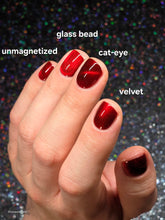 Garden Path Lacquers: Pride Duo "Pink One So Terrify" and  "Red Scare With the Long Blonde Hair" (Magnetic) *OVERSTOCK*