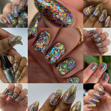 "Magic" has a clear base with a mix of multichrome and iridescent flakies.

11ml Bottle