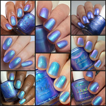 "Tweet As Can Be" has a soft blue base with blue/purple/green shifting shimmer. Best in 3 coats.


15ml Bottle