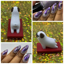 Nothing Basic brings us a Yoga Dog magnet to HHC, which creates an "S" pattern on the nail!