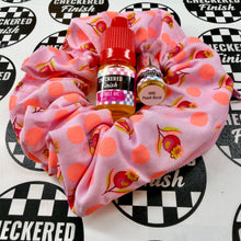 Checkered Finish: Scrunchie+ Duo "Peach Burst" *CAPPED PRE-ORDER*