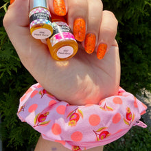 Checkered Finish: Scrunchie+ Duo "Peach Burst" *CAPPED PRE-ORDER*