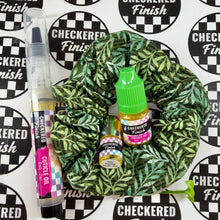 Checkered Finish: Indie-pendence Scrunchie+ Duo "Morning Garden Dew" *CAPPED PRE-ORDER*