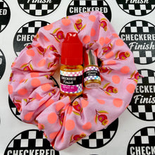 Checkered Finish: Scrunchie+ Duo "Peach Burst" *CAPPED PRE-ORDER*