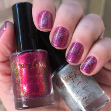 Indie Polish by Patty Lopes: DUO "Cephiran Cherry Flame" and "Prismatic Phoenix Heart" (Magnetic) *CAPPED PRE-ORDER*