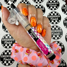 Checkered Finish: CutiPen "Peach Burst" *CAPPED PRE-ORDER*