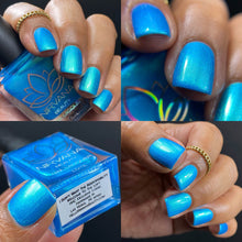 "I Don't Want the Responsibility" has a vivid tropical blue base glowing with aqua/green shimmer.

15ml Bottle