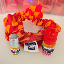 Checkered Finish: Scrunchie+ Duo "Cherry Cream Crush" *CAPPED PRE-ORDER*