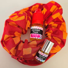 Checkered Finish: Scrunchie+ Duo "Cherry Cream Crush" *CAPPED PRE-ORDER*